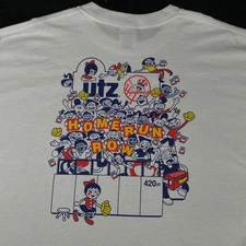New York Yankees Shirt Mens XL White MLB Baseball Home Run Row Utz 2007 Jerzees
