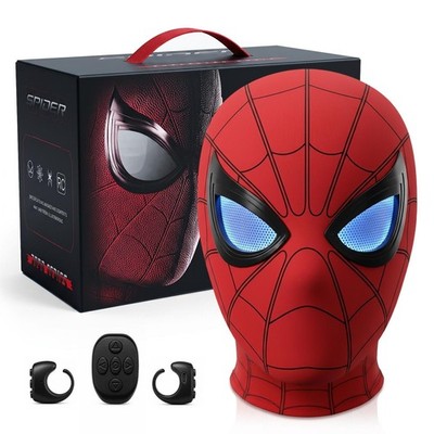 Spider-Man Mask No Way Home with LED Moving Eyes /Remote Control Ring