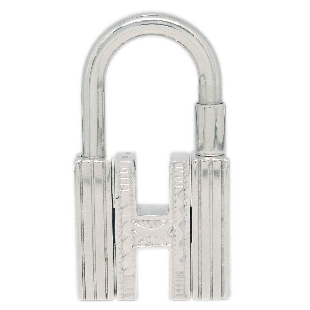 Hermes Annee Mediterranee Cadena Lock Charm Metal Silver  display picture 1