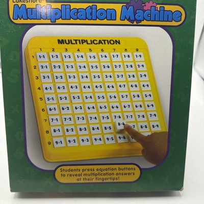 Lakeshore Learning Multiplication Machine LC1168 Self Check Math Toy 6 available