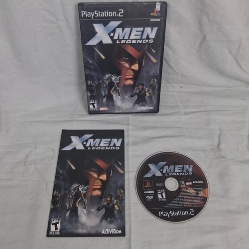 X-Men Legends (Sony PlayStation 2, 2004) PS2  Complete  Game w/ Manual Black Lbl