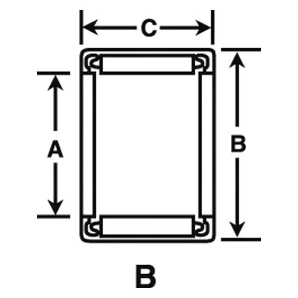 For GMC K3500 79-80 SKF Front Driver or Passenger Side Needle Wheel Bearing Foto 2 de 2