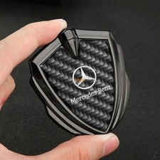 For Mercedes-Benz 1 Stück 3D Metall Autoaufkleber Schildförmiges Emblem