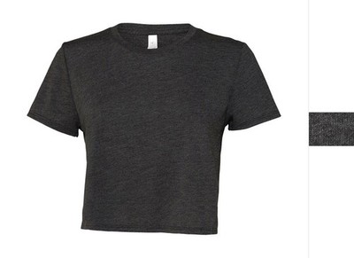 3 Stück Set Bella Basic Fashion Damen Top Bauchfrei Tee Shirt Flowy Cropped 8882