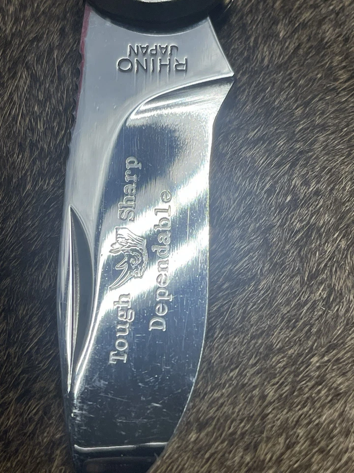 Винтажный редкий японский нож с пистолетной рукояткой 1970-х Rhino-Magnum Imai Seki - Изображение 2 из 4