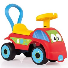 : Walk  Drive: Foot-to-Floor Car - Red  Blue - Ride-On Toy Vehicle, Horn, S...