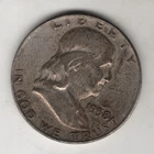 1958-P FRANKLIN HALF DOLLAR 50¢ PHILADELPHIA 90% SILVER COIN UNITED STATES MINT