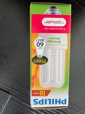 Philips Energy Saver Light Bulbs E27 ES 11W = 60W Large Screw