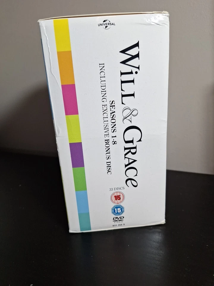 Will And Grace The Complete Seasons 1-8 DVD Region 2 UK - Image 2 of 4