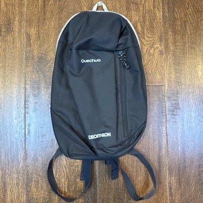 Quechua Decathlon 10L Daypack Backpack Pockets School Hike Camp Outdoors Black