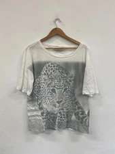 Fabulous Vintage Rare Y2K Stella McCartney T-Shirt UK12 White IT44 GM143