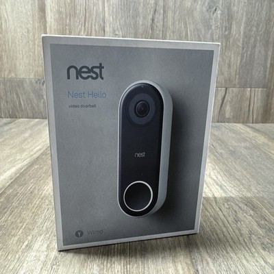 Google - Nest Hello Smart WIRED Video Doorbell