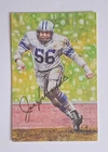 1993 Goal Line Art JOE SCHMIDT Signed LE 4x6 HOF Card /5000 SP 144 Beckett Lions