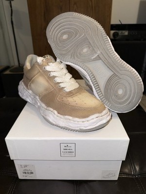 Maison Mihara Yasuhiro MMY Wayne Low Sprayed Canvas Brown Size 43 / 10 US