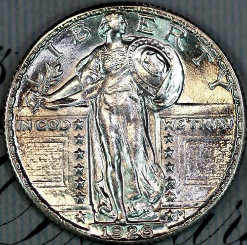 1926-P FH SUPERB+ GEM BU MS STANDING LIBERTY QUARTER DC431 FROM MATTHEWS HOARD