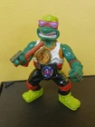 TMNT Rockin N Rollin Rappin Michaelangelo Action Figure Vintage 1991