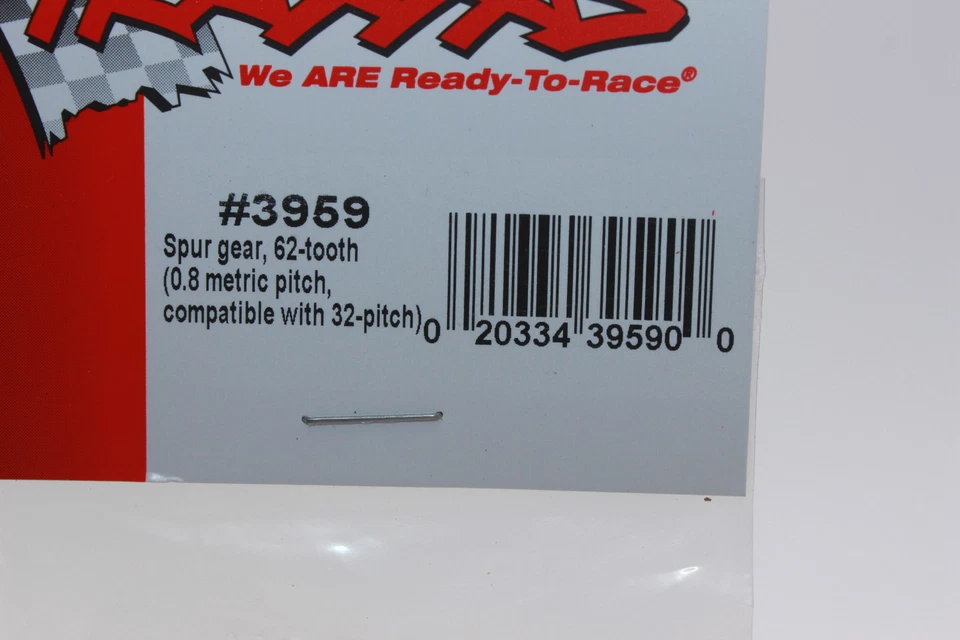 Traxxas 3959  Hauptzahnrad M0.8 62 Z für E-Revo E-Maxx Summit  NEU in OVP  - Bild 2 von 2