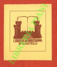 GAMBA F. - Ex libris Libreria Ambrosiana by G. Castelli. (EX-1547)