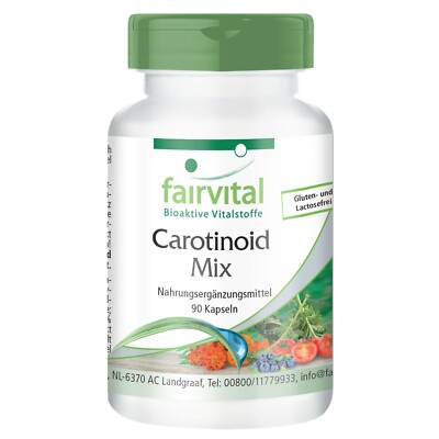 Carotinoid Mix - HOCHDOSIERT - VEGAN - 90 Kapseln - | fairvital