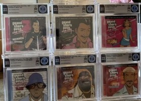 Grand Theft Auto Vice City Soundtrack Set EU Xbox Playstation WATA NOT VGA CGC