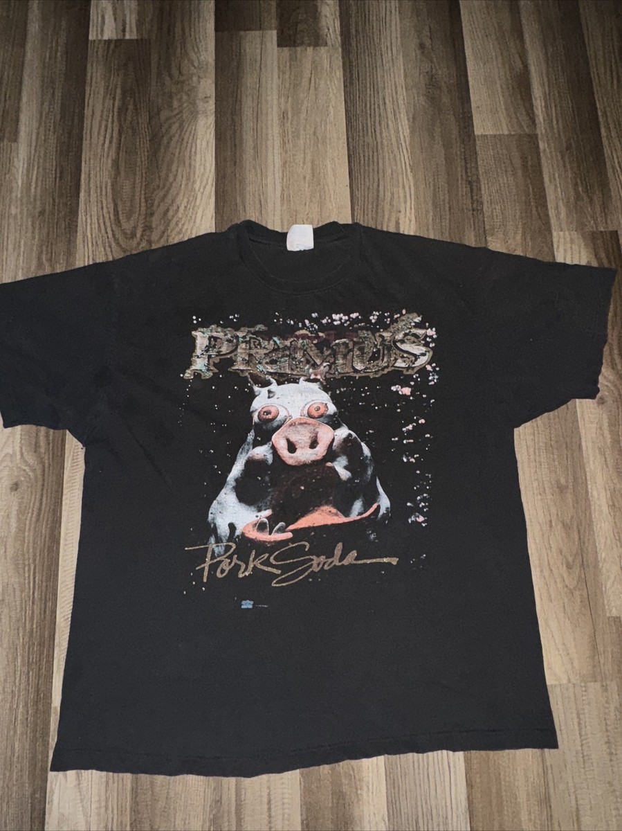 Primus Pork Soda Vintage Tシャツ Hanes　1993 Primus Vintage T Shirt 1993 Pork Soda Tour Cities Liquid Pig XL
