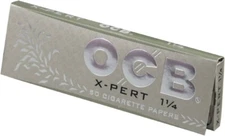 24-OCB X-PERT 1-1/4 ROLLING PAPERS 50 PER BOOK NEW