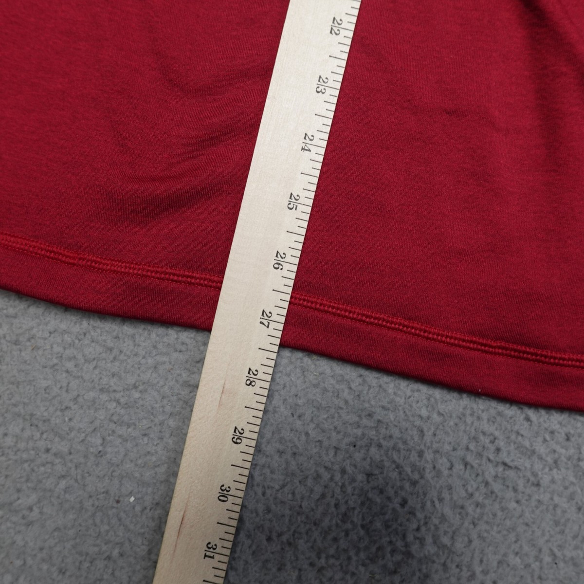 REI Sweater Adult Size Large 1/4 Zip Pullover Snap Button Mock