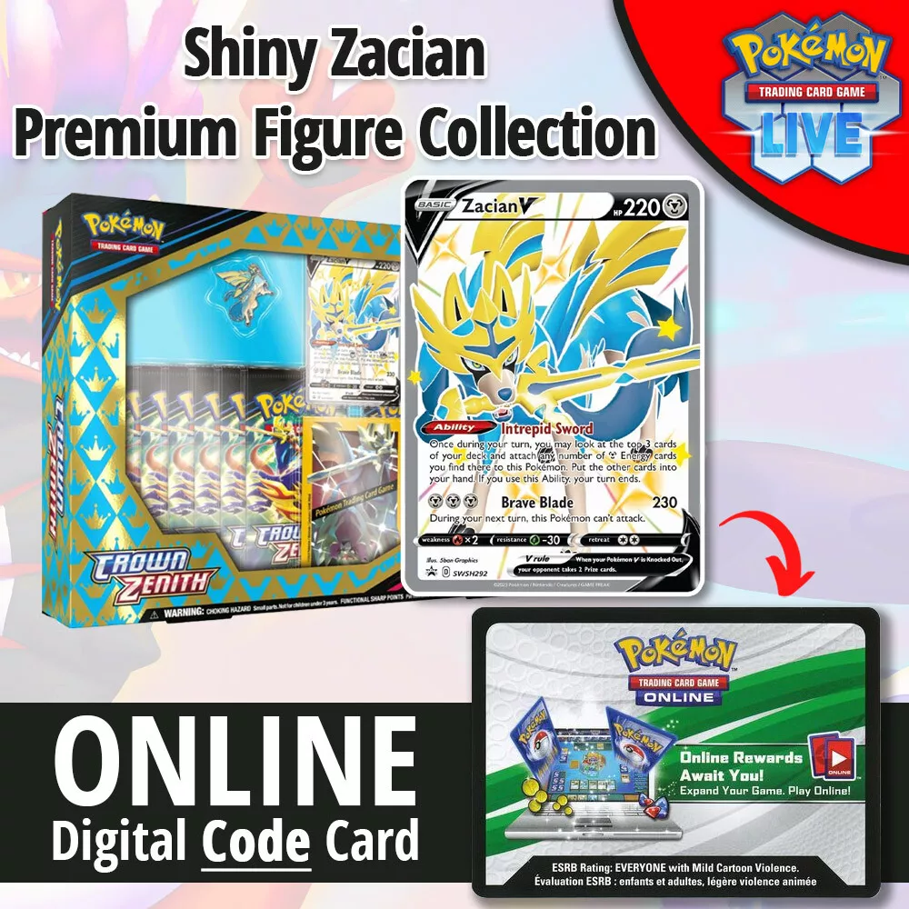 Shiny Zacian - PTCGL Code