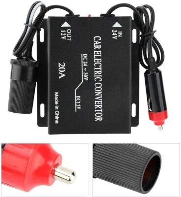 20A DC Power Supply Converter 24V to 12V Step Down Voltage Regulator Transformer
