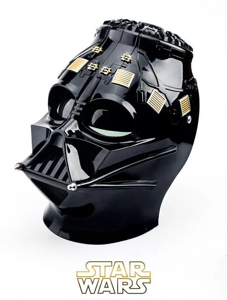 Star Wars Darth Vader 1:1 Wearable Helmet Sounds Effect ABS Halloween Cosplay - Image 4 of 4