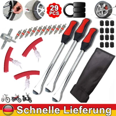 MARKENLOS Reifenheber Montierhebel Montiereisen Reifen Montagehebel Set Motorrad Fahrrad~