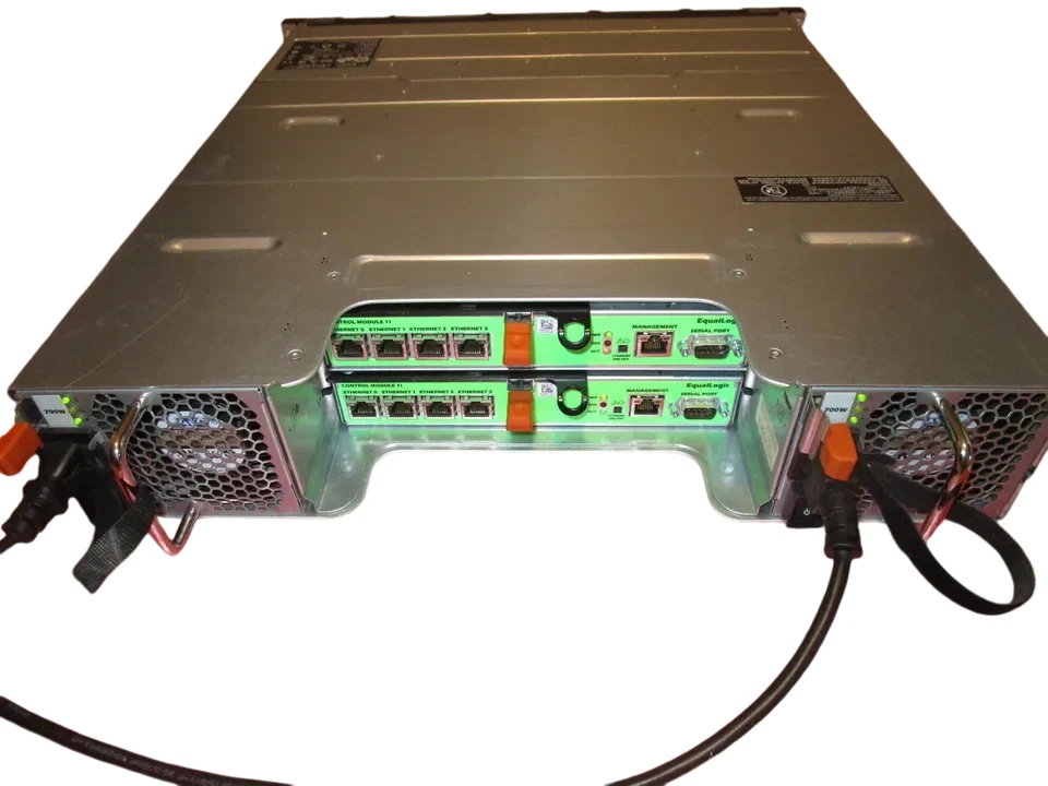 Dell EqualLogic PS6100 E04J Storage Array OXM3KX 24x SFF, 2x PSU. - Bild 4 von 4