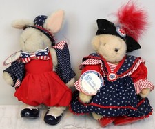 Vtg 1992 Muffy Hoppy VanderBear North American Bear Yankee Doodle American