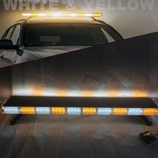 47 88-led Strobe Light Bar Emergency Beacon Warn Tow Truck Response Amberwhite