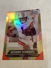 2021 SCORE FOOTBALL ANTHONY SCHWARTZ RC #382 GOLD ZONE #/50 SP B-2
