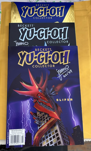 Beckett Yu-Gi-Oh! Collector Magazine #9, 12, 11 (2004) lot of 3 Signed