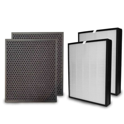 4x 2x Ersatzfilterset für Philips AC3256/10, AC3259/10, AC4550/10 Luftreiniger