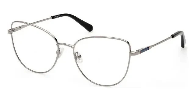 GANT GA4141 014 Silver Black Metal Cat Eye Optical Eyeglasses