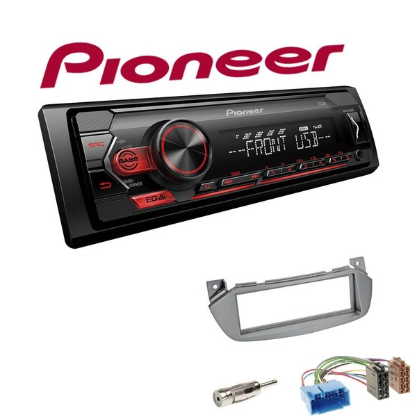 Pioneer 1-DIN Autoradio USB AUX Android Einbauset FüR Suzuki Alto Ab 2009 Silber-image