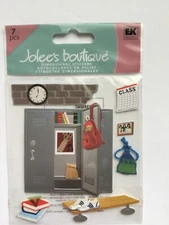 VERY RARE Jolee's Boutique Locker Room School Gym Scrapbooking Stickers SPJB625