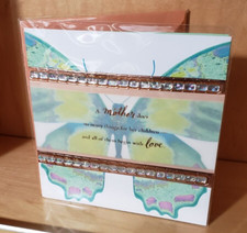 Mother's Day Greeting Card Butterfly on cover with Love