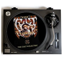 THE CULT Turntable Slipmat for Vinyl Records 12" DJ Slip Mat hard rock vinyls