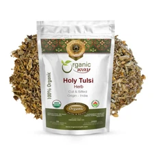 Organic Holy Tulsi Herb Cut & Sifted
