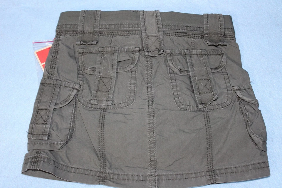 Новый маленьких девочек Mossimo оливковый хаки зеленый мини юбка XS (4-5) см. измерения * - Изображение 4 из 4