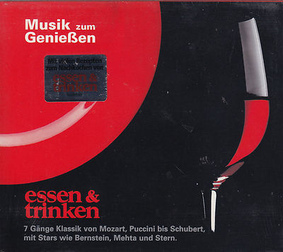 Musik Zum Geniessen: Essen & Trinken (CD, 2000 Sony) 8-Course Classical Meal