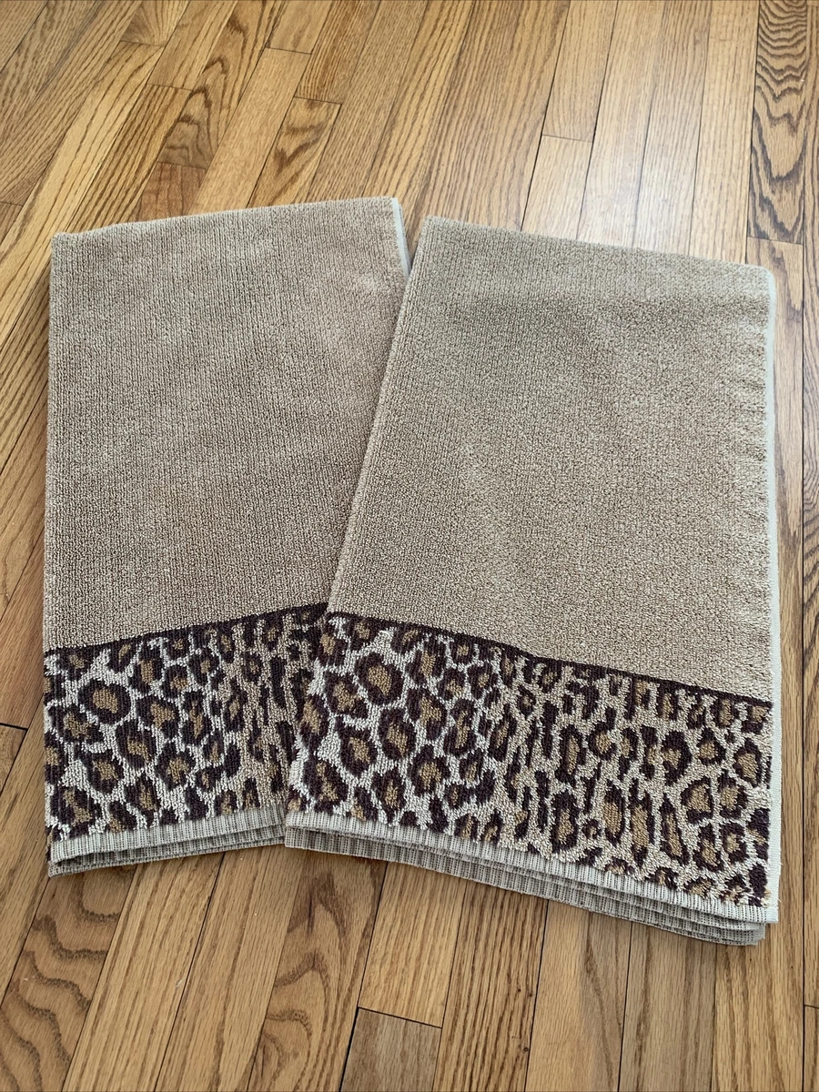 Ralph lauren leopard towels clearance