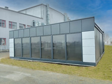 9m x 9m Modular Office Cabin | III-Bay Portable HQ Marketing Suite | UK Delivery