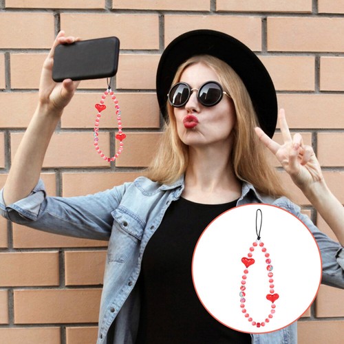 Handy-Kettenband Perlenbesetztes Handy-Schlüsselband Lanyard Mit - Zdjęcie 2 z 12