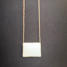 La Regale Cream Beaded Pearl Strap Shoulder Bag La Regale Cream Beaded Pearl Strap Shoulder Bag