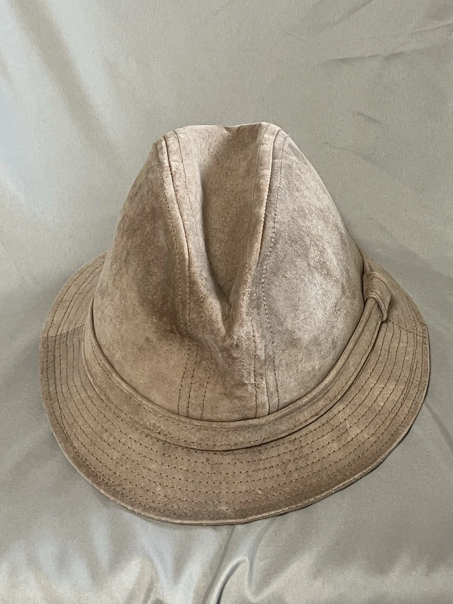 Totes Vintage 1990s Suede Bucket Hat Brown Large Made in USA  display picture 1